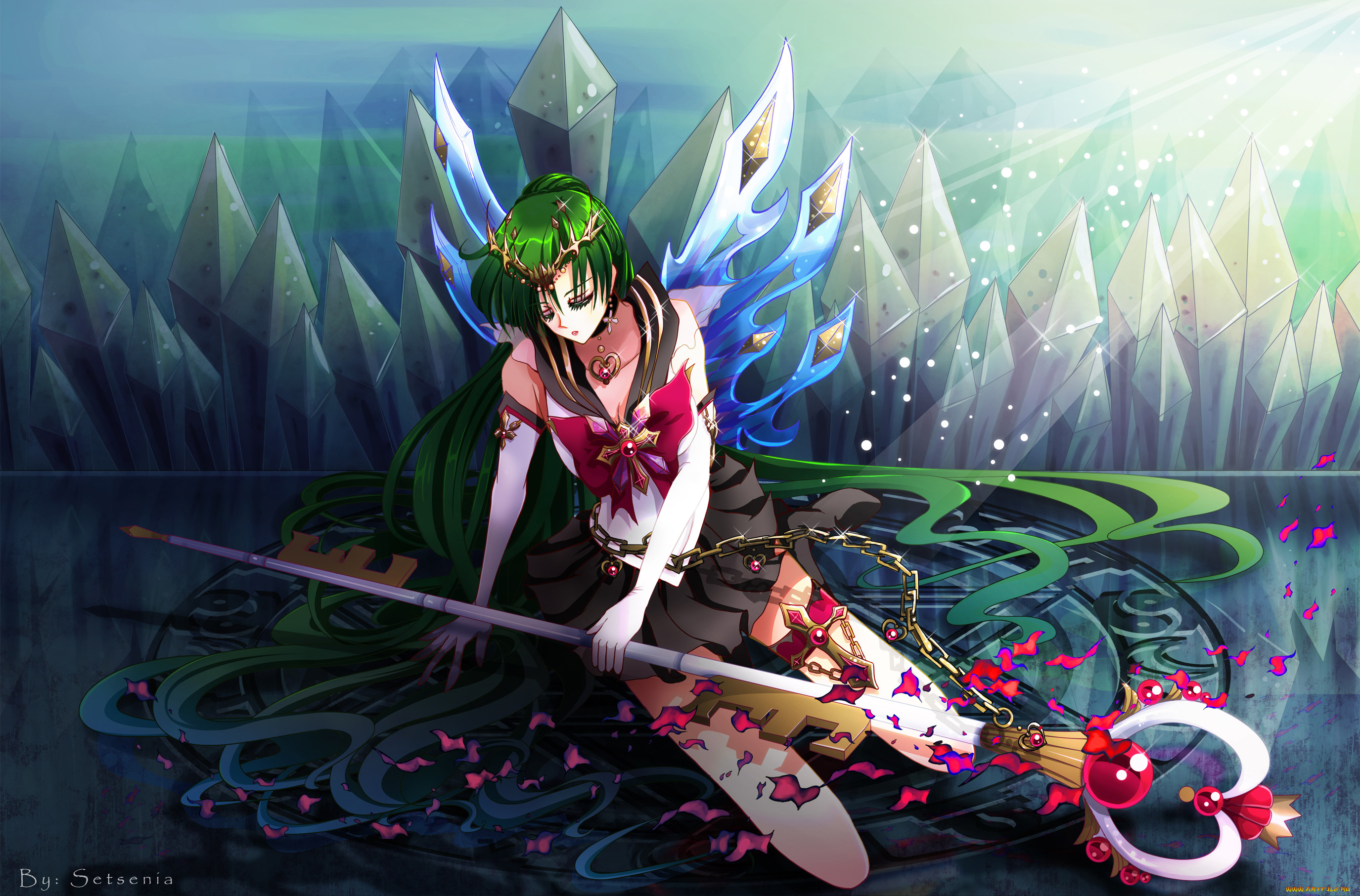 , sailor, moon, meiou, setsuna, pluto